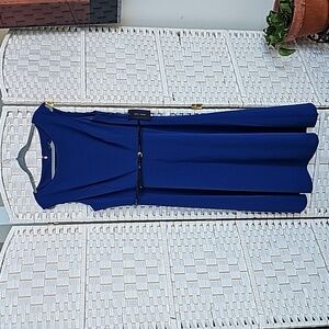 Tommy Hilfiger Marine Blue A-Line Dress - 14